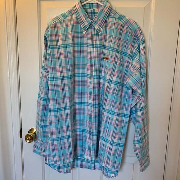 Plaid Button-Up Collared Shirt - Picture 4 of 5